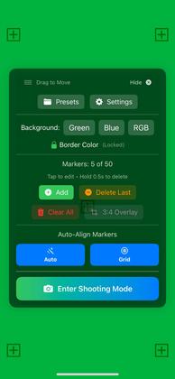 ChromaKeyTrakr — control panel